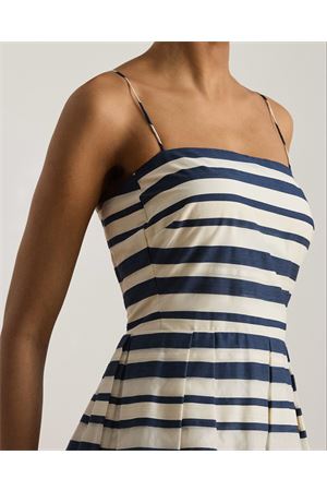 Woven-Fit & Flare-Dresses-Strctd Satin Stripe LAUREN RALPH LAUREN | Abito | 253P08699001